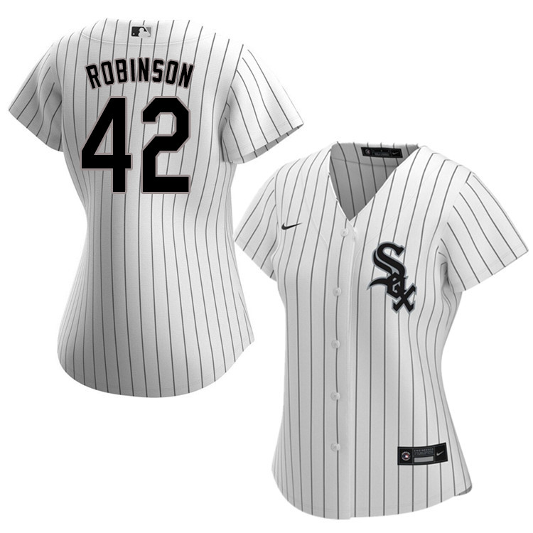 Nike Women #42 Jackie Robinson Chicago White Sox Baseball Jerseys Sale-White